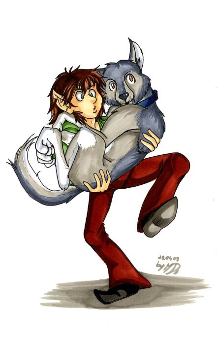 Spring 2009 TV AU Contest:  Notch as Shaggy & Slychase as Scooby Doo