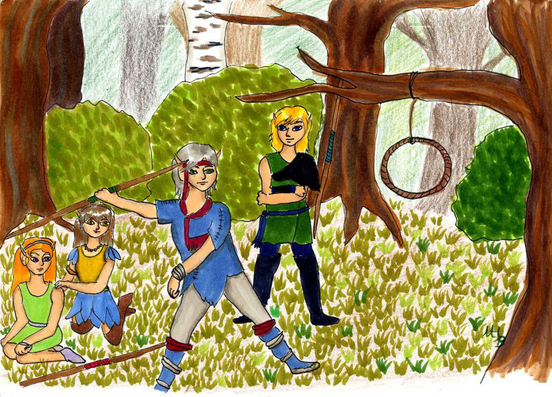 Playing Poke-Hoop (RTH 2512)