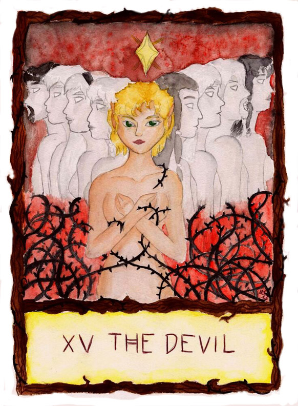 RTH Tarot: Honey as The Devil (2013 May/June Art Trade)