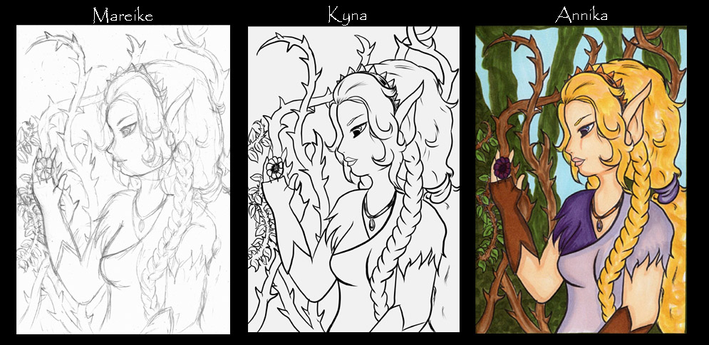 Brightwood progression (2014 Artists Take Turns project)