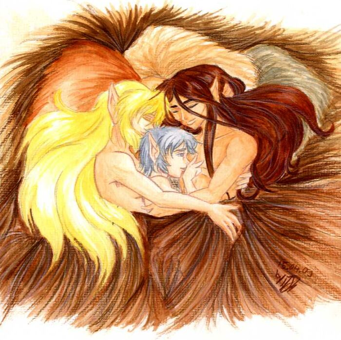 Newt's new family - illo for 