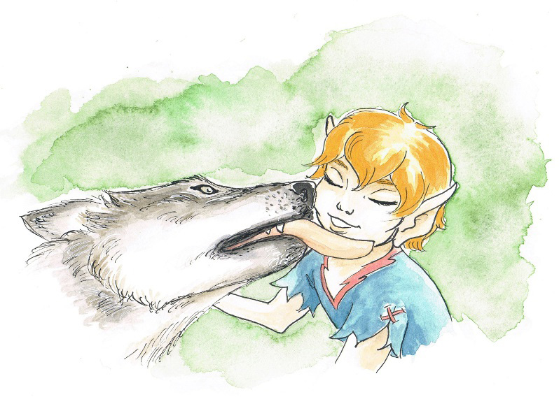 Firecat and wolf-pup (RTH 542) (2015 July/Aug Trade)