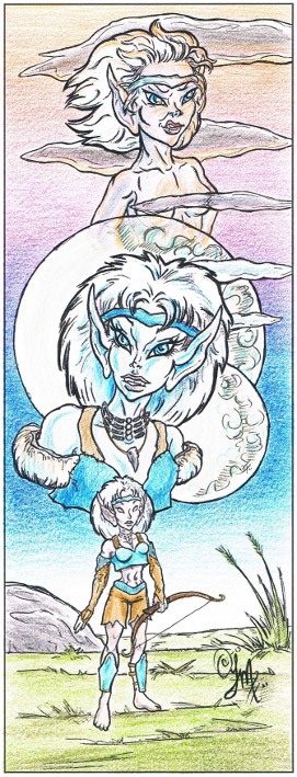 Snarl at the Wind (Quick Fang, color by Peggy)