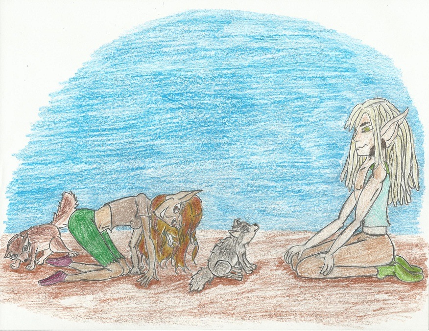 (2011 Rare Pairings Contest) Friends for life! (Chicory & Sleuth, and Moss & Weasel - RTH 2488)