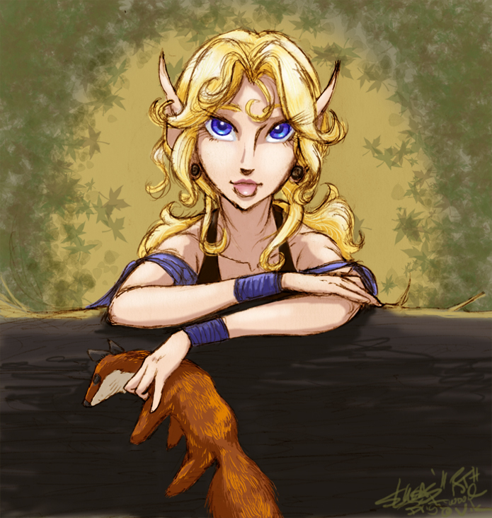 Brightwood & Bearkiller (Feb/March 2007 art trade)