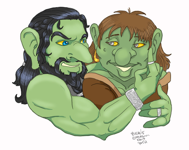 Forge and Deeproot (Howls for Holly)