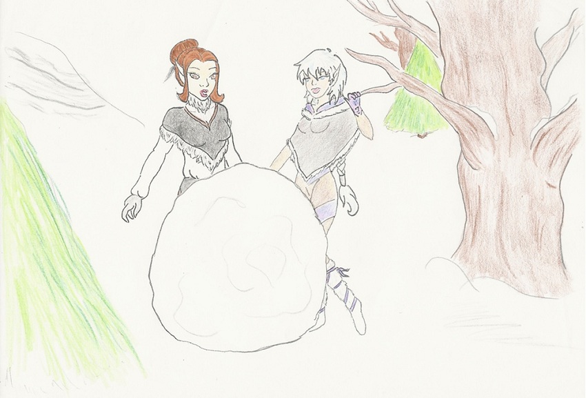 Burr & Frost wintertime fun (2012 Random Ancestors Contest)