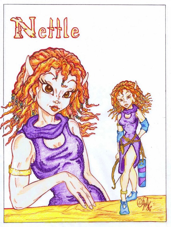 Empty Quiver (Nettle) in color