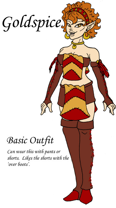 Goldspice: Basic Outfit