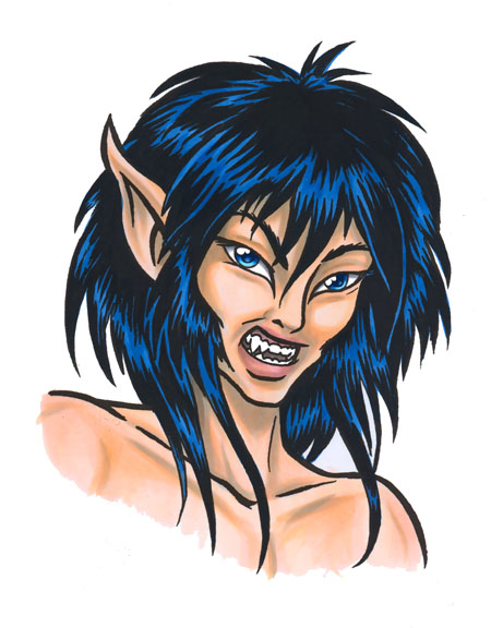 Badger (colors by Holly H.)