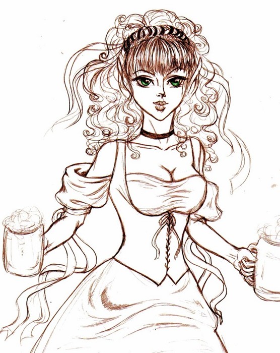 Starskimmer (as the brewmistress of the River Twine Inn)