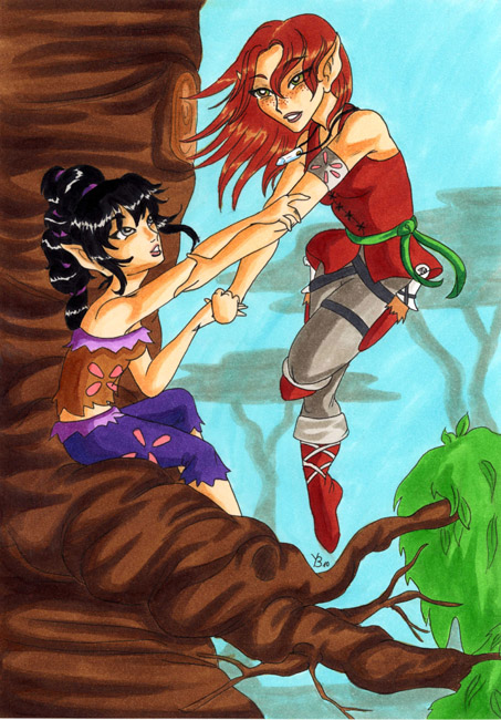 Fadestar & Kestrel (July/Aug art trade)