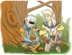 Newt and Cloudfern (July/Aug 2013 Art Trade)