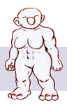 Troll Template:  Troll Female - Muscled