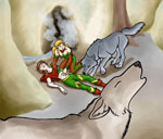 Illo to Explosive Experience P2 (Sept/Oct 2011 art trade)