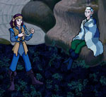 (2011 A Thousand Words Contest) Illo for "Taking Up the Torc"