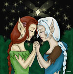 Summer 2009 First Love Contest:  Kestrel & Snowfall