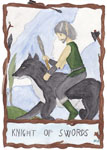Blacksnake as the Knight of Swords (May/June 2009 art trade)